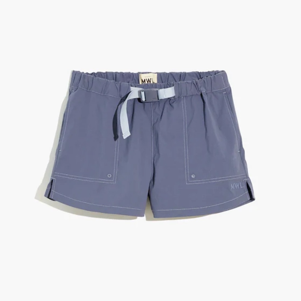 Madewell MWL Hiking Shorts sunfaded indigo color. Size XL Women’s